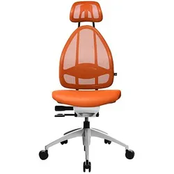 Topstar Bürostuhl OPEN ART, J1700S14 Stoff orange, Gestell silber