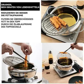 gevvnss Frittiertopf 20 cm rund