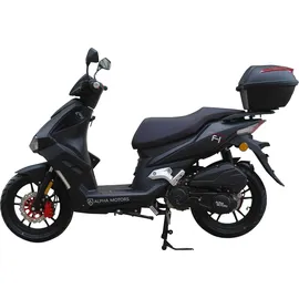 Alpha Motors Mustang FI 125 ccm 8,56 PS 85 km/h mattschwarz inkl. Topcase
