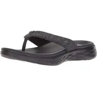 Skechers Damen On-The-go 600-15304 Flipflop, Schwarz, 37 EU