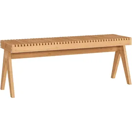 [en.casa] Sitzbank Lasdarvoo Bambus Natur 120 x 35 x 45 cm