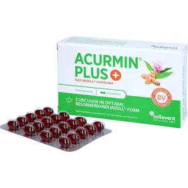 Cellavent Healthcare Acurmin Plus Das Mizell-Curcuma Kapseln 60 St.