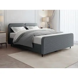 beautysofa LEA 180 x 200 cm Grau