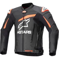 Alpinestars GP Plus V4 Lederjacke Schwarz/Rot/Weiß 56