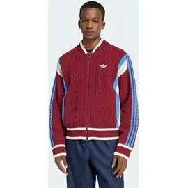 adidas Originals Wicons Strickjacke - Shadow Red / Off White / Ash Blue - XL