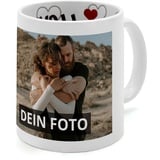 PhotoFancy® - Liebestasse mit Foto selbst gestalten - Fototasse personalisieren und bedrucken