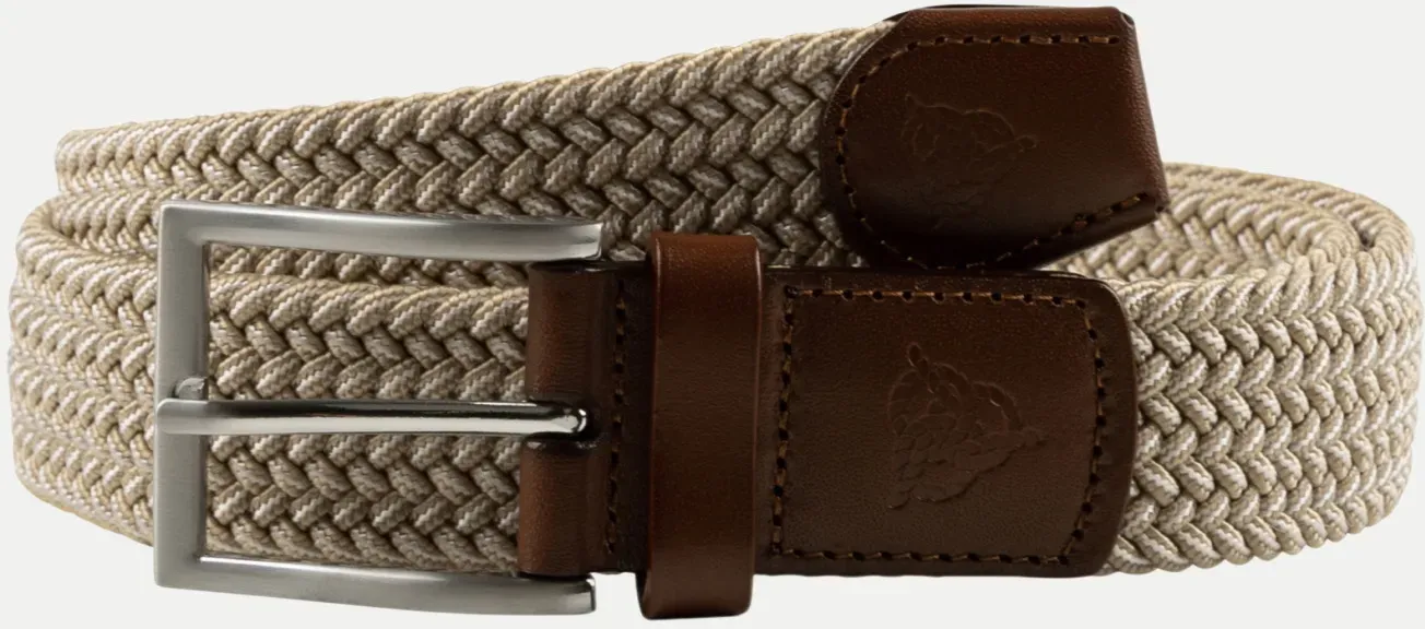Gürtel geflochten Beige 110