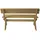 Proregal Gartenbank 86 x 148 x 54 cm Natur