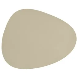 Exner 6er Set Platzset oval 40 x 33 x  0,2 cm : toffee Kunst-Leder