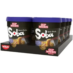 Nissin Cup Noodles Soba Cup Yakitori Chicken 8er Pack, Wok Style Instant-Nudeln