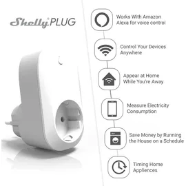 Shelly Plug white Steckdose Wi-Fi