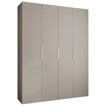 abiks möbel Drehtürenschrank COMO 190 x 245,5 x 50 cm Gold