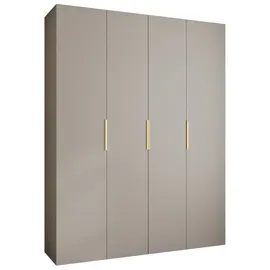 abiks möbel Drehtürenschrank COMO 190 x 245,5 x 50 cm Gold