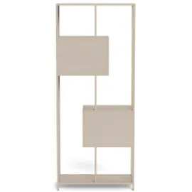 Actona Bücherregal 77 x 35 x 185 cm Grau
