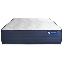 Actisom Actiflex Life Matratze 90x190cm, Taschenfederkern Und Memory-schaum, Härtegrad 5, Höhe :22 Cm, 5 Komfortzonen