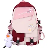 Stray Kids Rucksack Schulranzen Modische Schulrucksäcke Leichte wasserdichte Tagesrucksäcke Rucksack mit großem Fassungsvermögen Campingrucksack Multifunktionale Stylische Bunte Rucksäcke