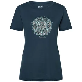 super.natural Ornament Tee Blueberry/Light Jade/Copper L