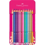 Faber-Castell Buntstifte Sparkle 12er Metalletui