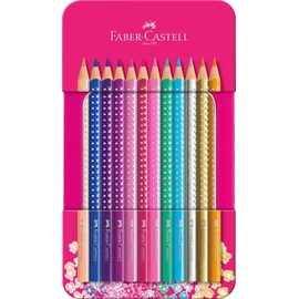 Faber-Castell Buntstifte Sparkle 12er Metalletui