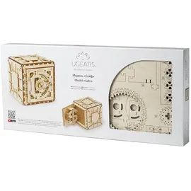 UGEARS Mechanisches Holzmodell Tresor