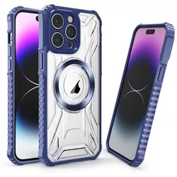 Hülle für Apple iPhone 15 Pro Handy Schutz Case Cover Magsafe Bumper Etui Schale