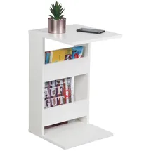Ricoo Beistelltisch Weiß Holz 35 x 60 x 40 cm
