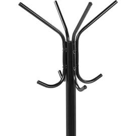 Beliani Garderobenständer CLAXTON Schwarz