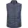 James & Nicholson Hybrid Strickfleece Gilet light melange/anthracite melange 2