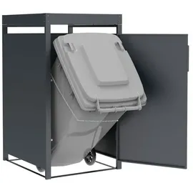 DEGAMO Mülltonnenbox ULM 68 x 80 x 124 cm anthrazit