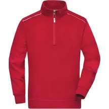 James & Nicholson Sweatshirt Solid Rot XXL