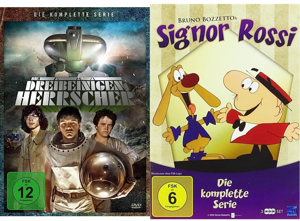 Die dreibeinigen Herrscher - Die komplette Serie [6 DVDs] & Signor Rossi - Die komplette Serie im 3 Disc Set
