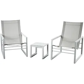 Brafab Vevi Beistelltisch Aluminium weiß