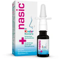 nasic für Kinder Nasenspray mit dem Wirkplus | Abschwellendes & wundheilungsförderndes Schnupfenspray für Kinder ab 2 Jahren | Mit Xylometazolin & Dexpanthenol | 10 ml