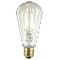 Klare Edison LED E27 Lampe - Klares Glas
