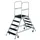 MUNK Podesttreppe 5 Stufen Aluminium/Holz/Stahl
