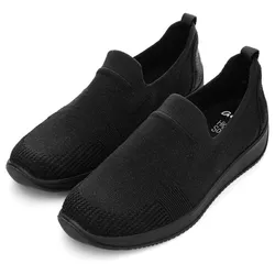 Slipper ARA "LISSABON", Damen, Gr. 6,5, schwarz (schwarz, glitzer), Textil, Leder, Glitzer, Basic, Schuhe, Reha Schuh, Slipper, Schlupfschuh, Komfortschuh in Weite G