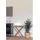 VCM Klapptisch 40 x 60 x 70 cm Braun