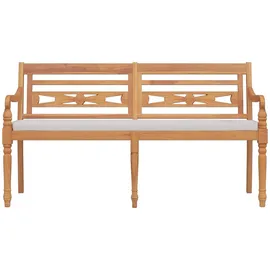 vidaXL Batavia-Bank 150 x 60 x 41 cm Braun