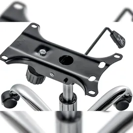 CLP Gestell Für Bürostühle I Ersatzgestell Für Drehstuhl I Höhenverstellbares Untergestell Mit Wippfunktion