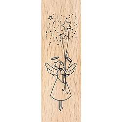Holzstempel "Engel", 2,3 x 7 cm