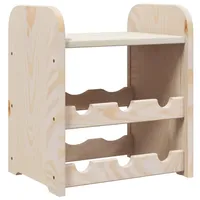 vidaXL Weinregal 33 x 25 x 37 cm Braun