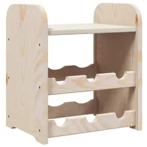 vidaXL Weinregal 33 x 25 x 37 cm Braun