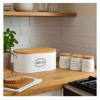 neuetischkultur Brot-, und Zuckervorratsdose 4-teiliges Set neuetischkultur - Weiß