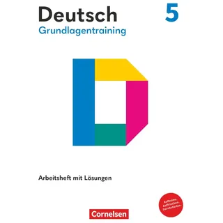 Cornelsen Verlag Grundlagentraining Deutsch Sekundarstufe I 5. Schuljahr: Förderheft mit Lösungen