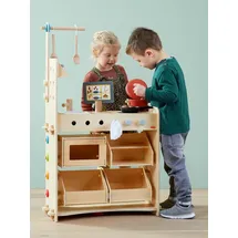HABA Creative Play Studio Kaufladen 4 in 1 Set (2-tlg)