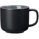 Ritzenhoff & Breker 6er Set Ritzenhoff & Breker Kaffeetasse Jasper 240 ml Steinzeug Schwarz