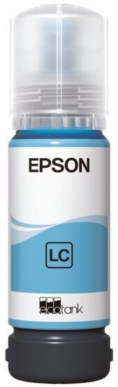 Produktbild Epson Tintenflasche EcoTank Ink Bottle 107 hellblau »T09B540« blau