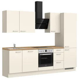 Nobilia Küchenzeile Touch II 270 cm weiß
