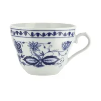 Kahla Kaffeetasse  "Rosella" Zwiebelmuster , blau , Porzellan , Maße (cm): H: 6,3  Ø: 8.8