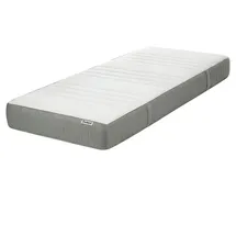 Beliani Memory Schaummatratze 80 x 200 cm H4 Kunststoff/Polyester/Leinen